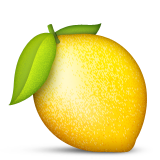 Lemon Emoji (Apple/iOS Version)