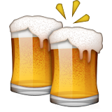 Clinking Beer Mugs Emoji (Apple/iOS Version)