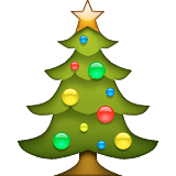 Christmas Tree Emoji (Apple/iOS Version)