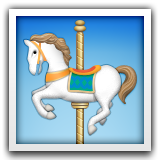 Carousel Horse Emoji (Apple/iOS Version)