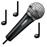 Microphone Emoji (Apple/iOS Version)
