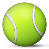 Tennis Racquet And Ball Emoji (Apple/iOS Version)