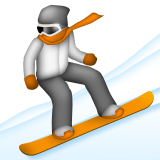 Snowboarder Emoji (Apple/iOS Version)