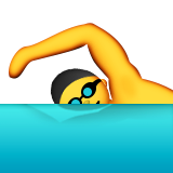 Swimmer Emoji (Apple/iOS Version)
