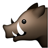 Boar Emoji (Apple/iOS Version)