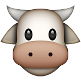 Cow Face Emoji (Apple/iOS Version)