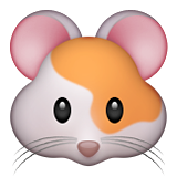 Hamster Face Emoji (Apple/iOS Version)