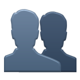 Busts In Silhouette Emoji (Apple/iOS Version)