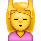 Face Massage Emoji (Apple/iOS Version)