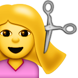 Haircut Emoji (Apple/iOS Version)