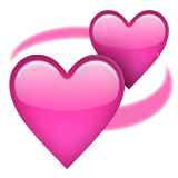 Revolving Hearts Emoji (Apple/iOS Version)