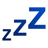 Sleeping Symbol Emoji (Apple/iOS Version)