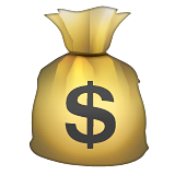 Money Bag Emoji (Apple/iOS Version)