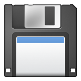 Floppy Disk Emoji (Apple/iOS Version)