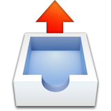 Outbox Tray Emoji (Apple/iOS Version)