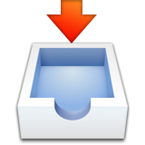 Inbox Tray Emoji (Apple/iOS Version)