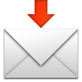 Envelope With Downwards Arrow Above Emoji (Apple/iOS Version)