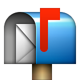 Open Mailbox With Raised Flag Emoji (Apple/iOS Version)