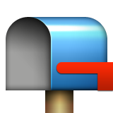 Open Mailbox With Lowered Flag Emoji (Apple/iOS Version)