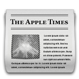 Newspaper Emoji (Apple/iOS Version)