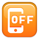 Mobile Phone Off Emoji (Apple/iOS Version)
