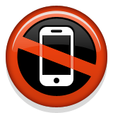 No Mobile Phones Emoji (Apple/iOS Version)