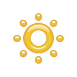 Low Brightness Symbol Emoji (Apple/iOS Version)