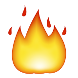 Fire Emoji (Apple/iOS Version)