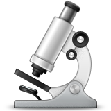 Microscope Emoji (Apple/iOS Version)