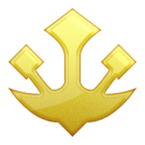 Trident Emblem Emoji (Apple/iOS Version)