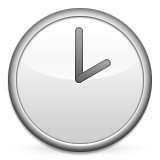 Clock Face Two Oclock Emoji (Apple/iOS Version)
