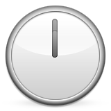 Clock Face Twelve Oclock Emoji (Apple/iOS Version)