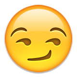 Smirking Face Emoji (Apple/iOS Version)