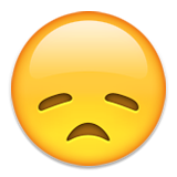 Disappointed Face Emoji (Apple/iOS Version)