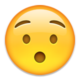 Hushed Face Emoji (Apple/iOS Version)