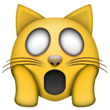 Weary Cat Face Emoji (Apple/iOS Version)