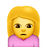 Person Frowning Emoji (Apple/iOS Version)
