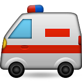 Ambulance Emoji (Apple/iOS Version)