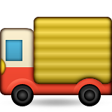 Delivery Truck Emoji (Apple/iOS Version)
