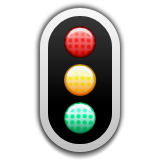 Vertical Traffic Light Emoji (Apple/iOS Version)