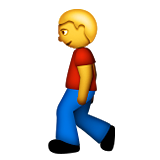 Pedestrian Emoji (Apple/iOS Version)