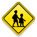 Children Crossing Emoji (Apple/iOS Version)
