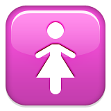 Womens Symbol Emoji (Apple/iOS Version)