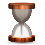 Hourglass With Flowing Sand Emoji (Apple/iOS Version)