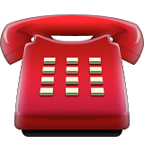 Black Telephone Emoji (Apple/iOS Version)