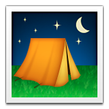 Tent Emoji (Apple/iOS Version)