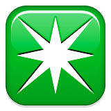 Eight Spoked Asterisk Emoji (Apple/iOS Version)