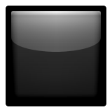 Black Large Square Emoji (Apple/iOS Version)