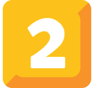 Keycap Digit Two Emoji - Hangouts / Android Version