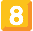Keycap Digit Eight Emoji - Hangouts / Android Version